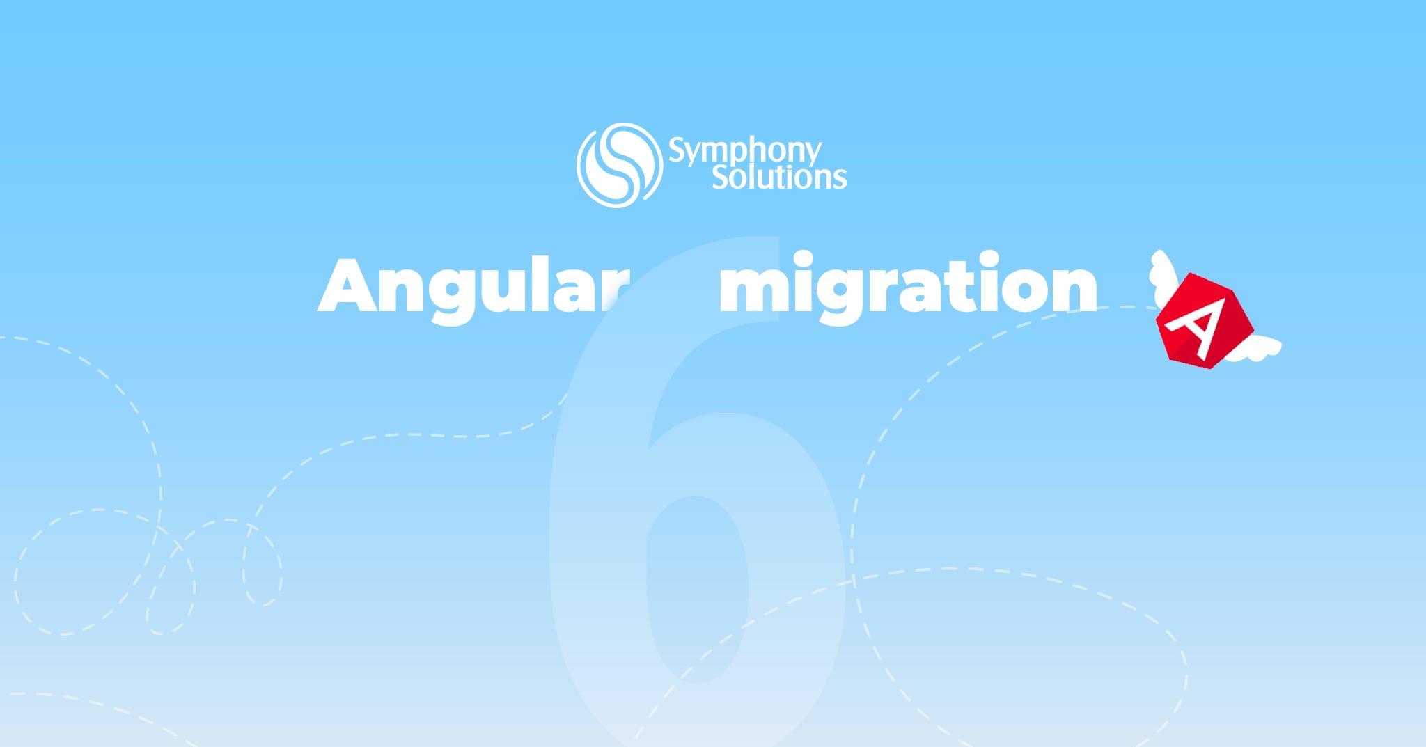 migration to Angular 6