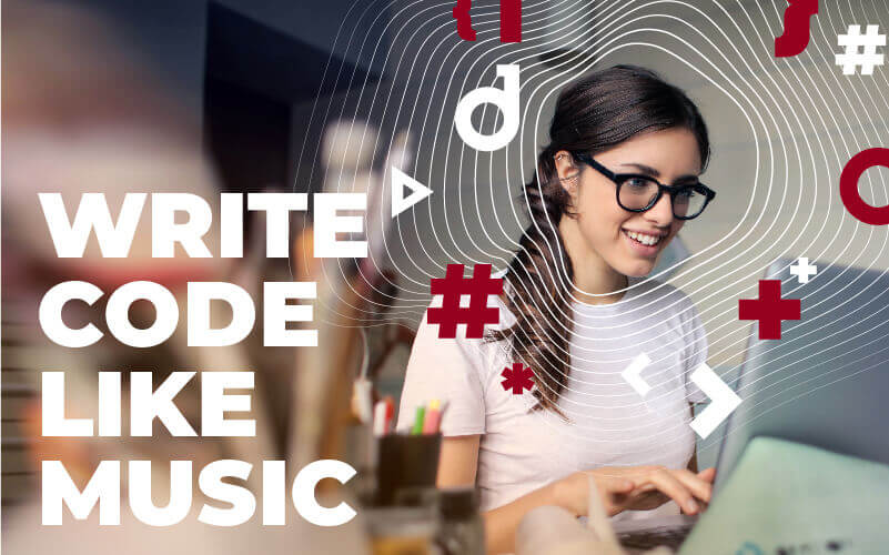 Write code like music new branding